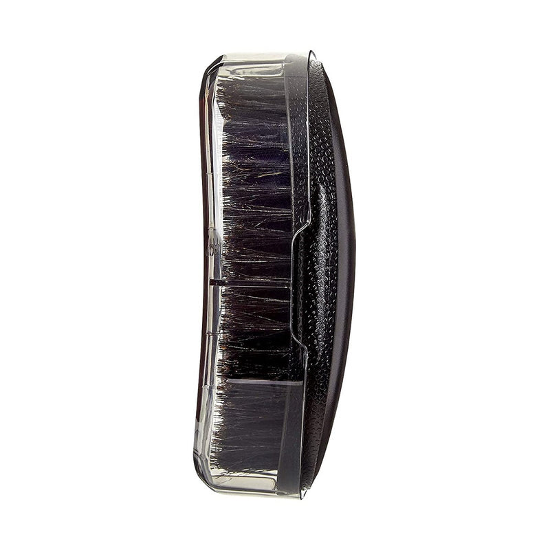 Red Premium Mixed Boar Palm Brush with Case Medium & Hard Bristles [Medium and Hard 2-IN-1] #BR04