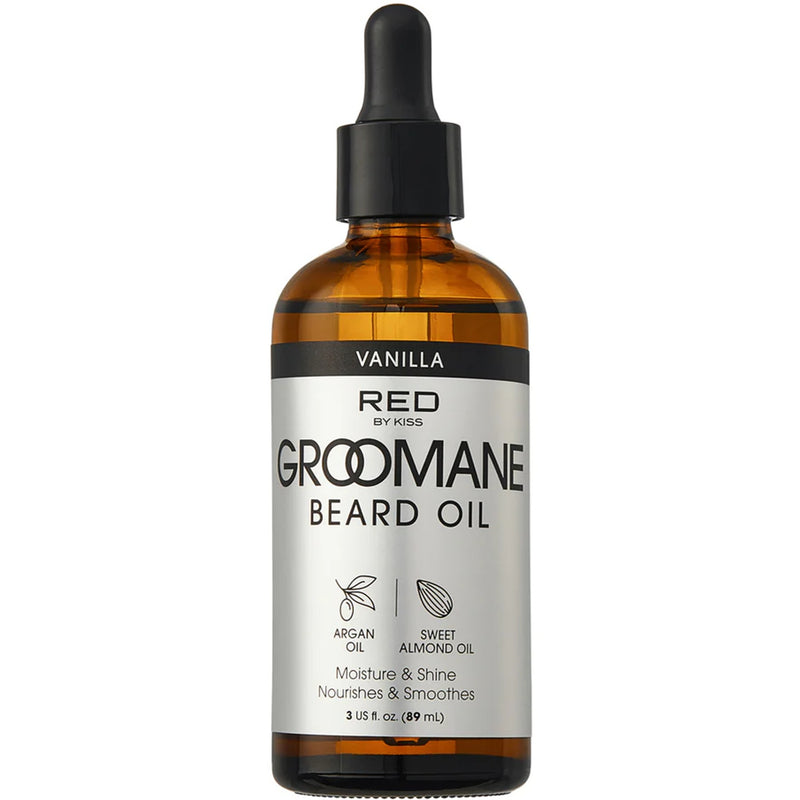Red by Kiss GROOMANE Beard Oil Vanilla 3 oz #GR21