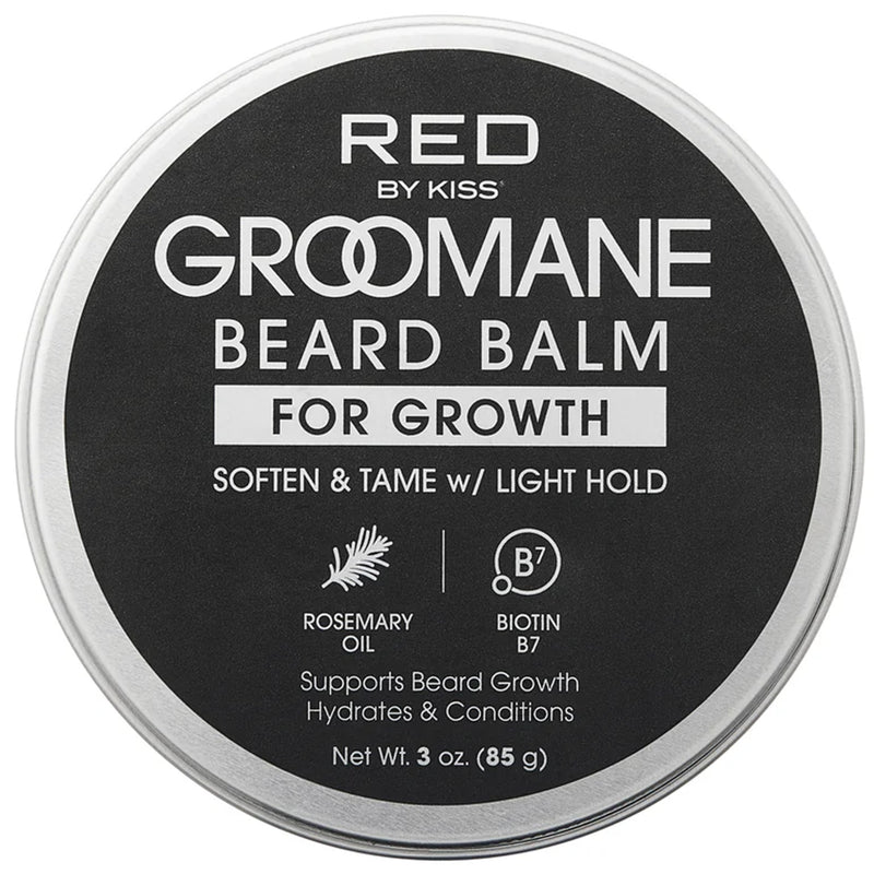 Red by Kiss GROOMANE Beard Balm for Growth 3 oz #GR25