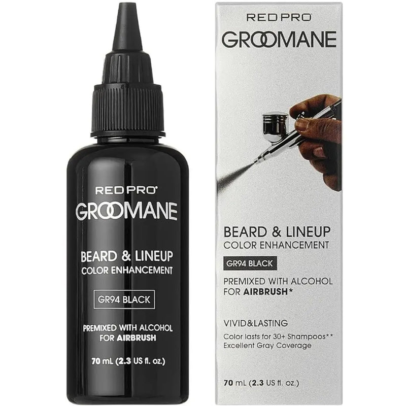 Red Pro GROOMANE Beard & Lined Color Enhancement - Premixed for Airbrush 2.3 oz [3 Color Options]