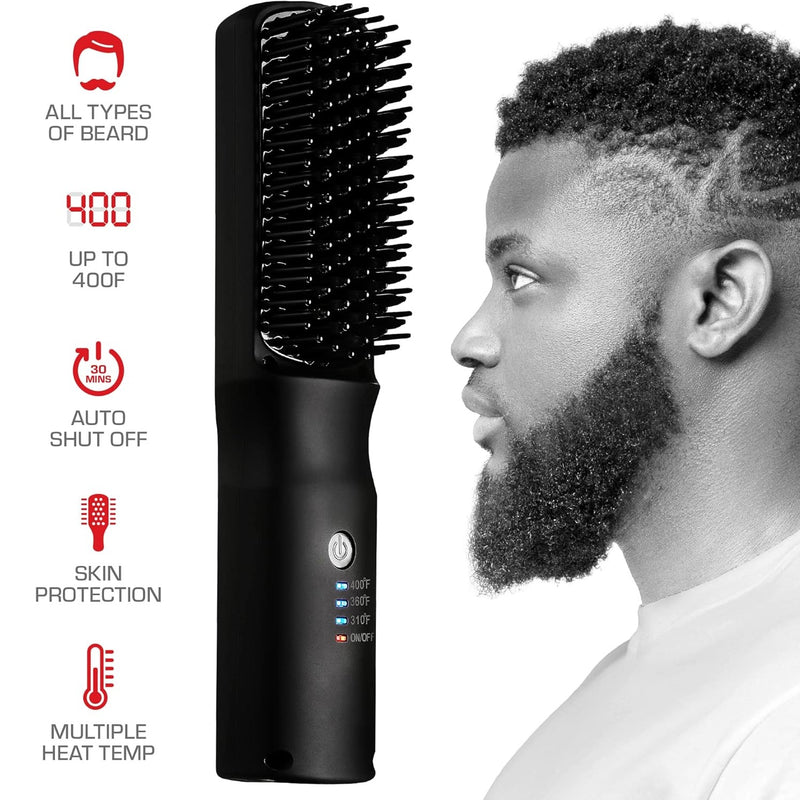 Red by Kiss Beard & Hair Straightener #HC16