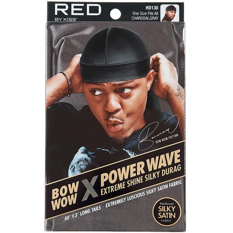 Red by Kiss Bow Wow X Power Wave Extreme Shine Silky Durags [10 Color Options]