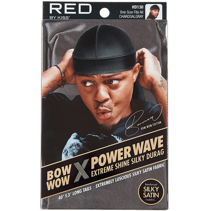 Red by Kiss Bow Wow X Power Wave Extreme Shine Silky Durags [10 Color Options]