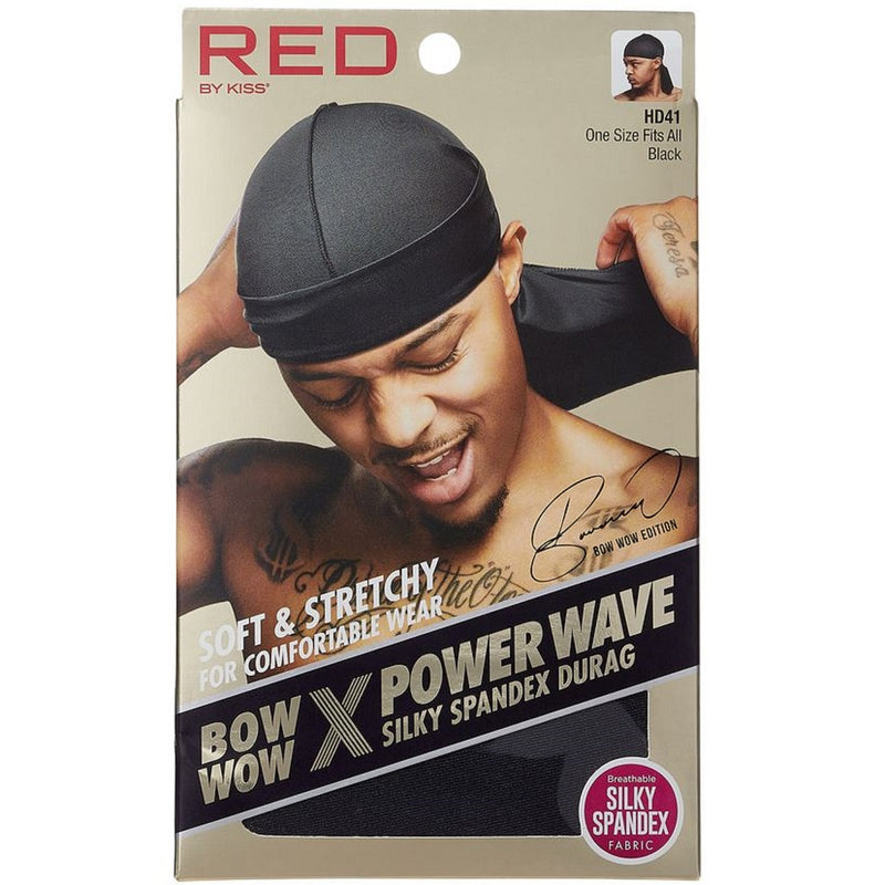 Red by Kiss Bow Wow X Power Wave Spandex Durags [6 Color Options]