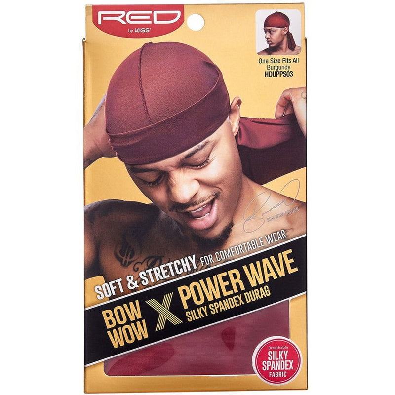 Red by Kiss Bow Wow X Power Wave Spandex Durags [6 Color Options]