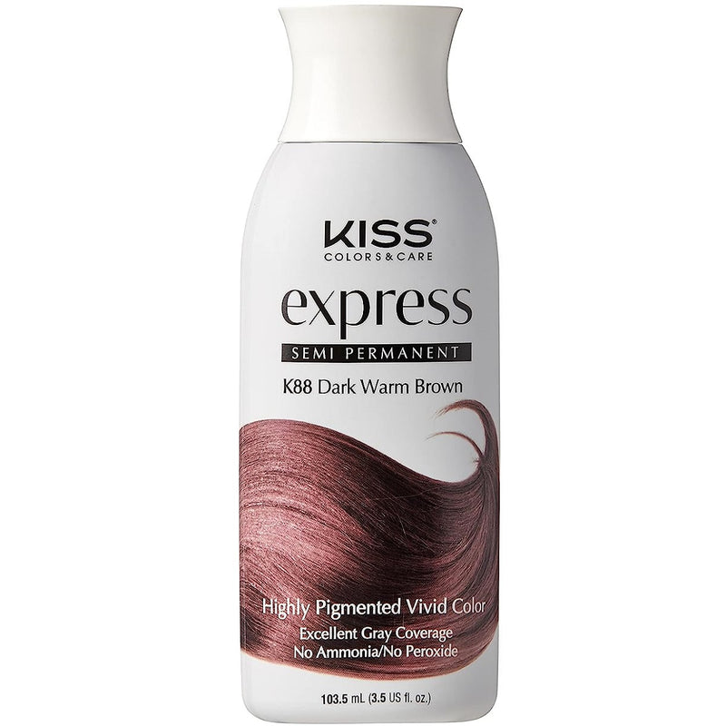 Kiss Express Semi Permanent Hair Color 3.5 oz [Various Color Options]