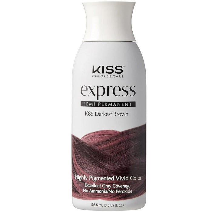 Kiss Express Semi Permanent Hair Color 3.5 oz