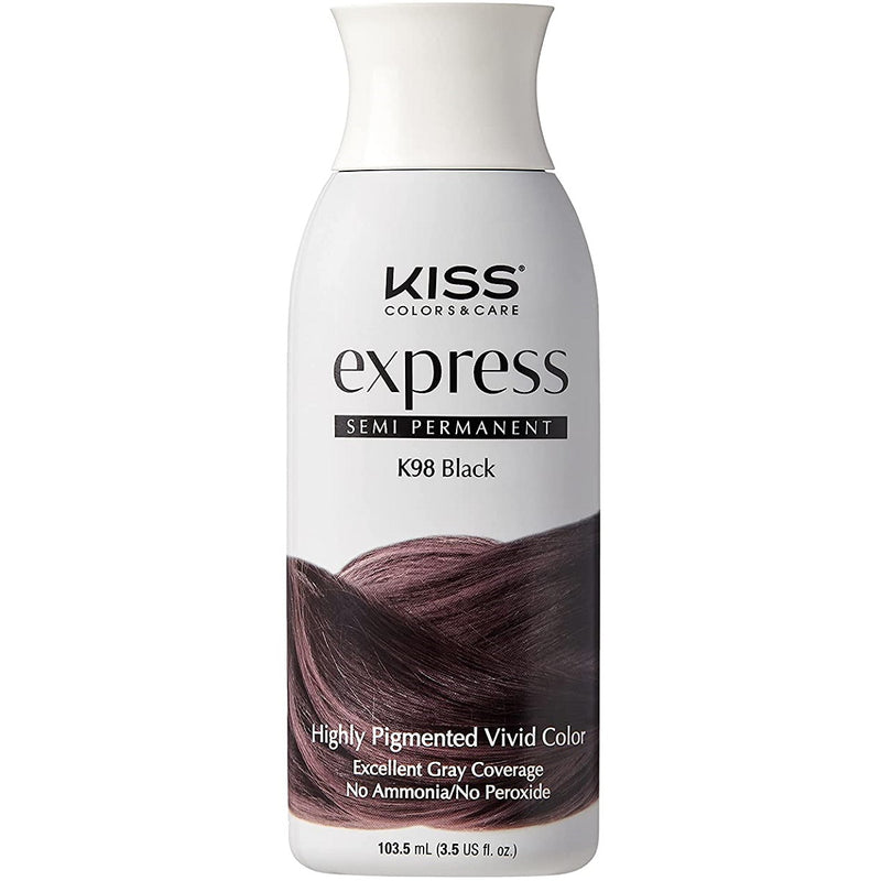 Kiss Express Semi Permanent Hair Color 3.5 oz [Various Color Options]