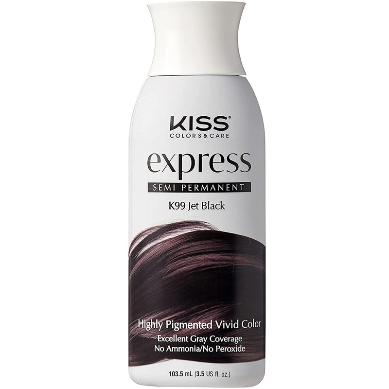 Kiss Express Semi Permanent Hair Color 3.5 oz [Various Color Options]