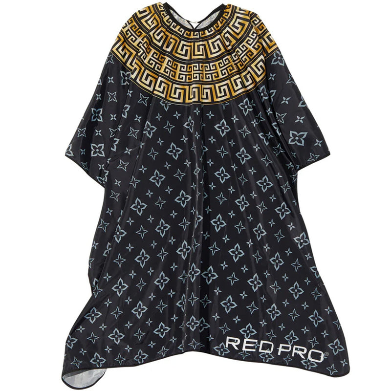 Red Pro Professional Barber Cape Extra Large - Versa Maze #SA13