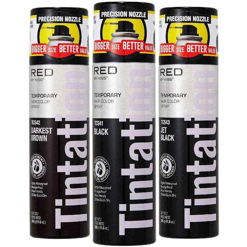 Red by Kiss Tintation Color Spray 11.5 oz [Jumbo Size] [3 Color Options]