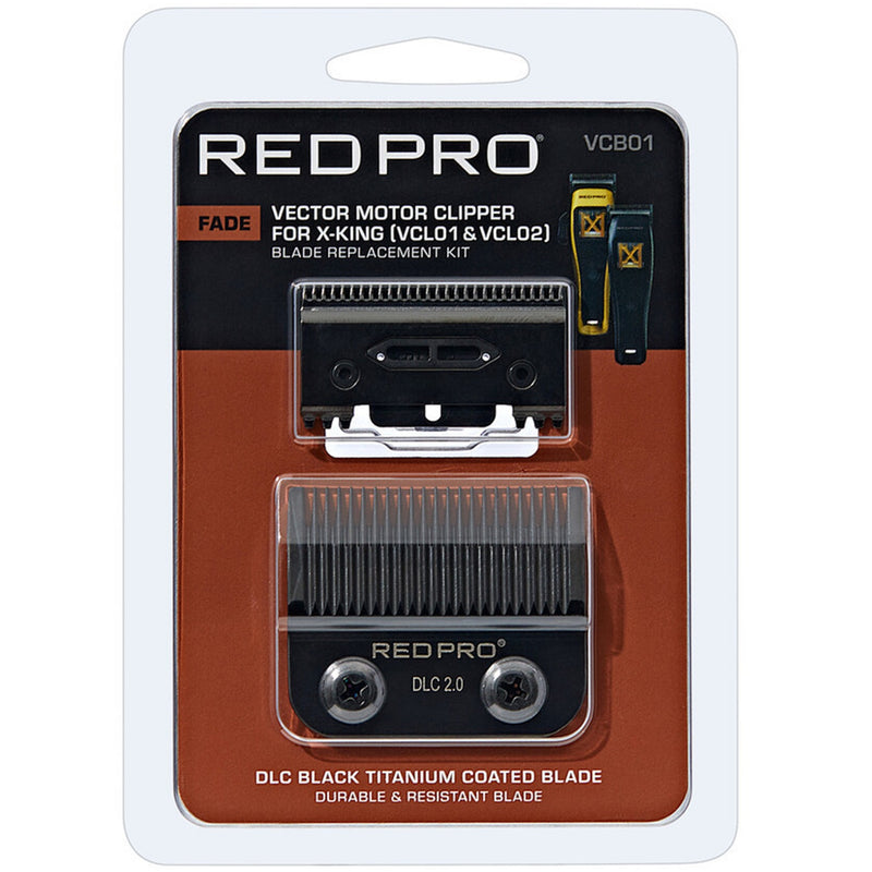 Red Pro Vector Motor X-King Clipper Replacement Blade #VCB01