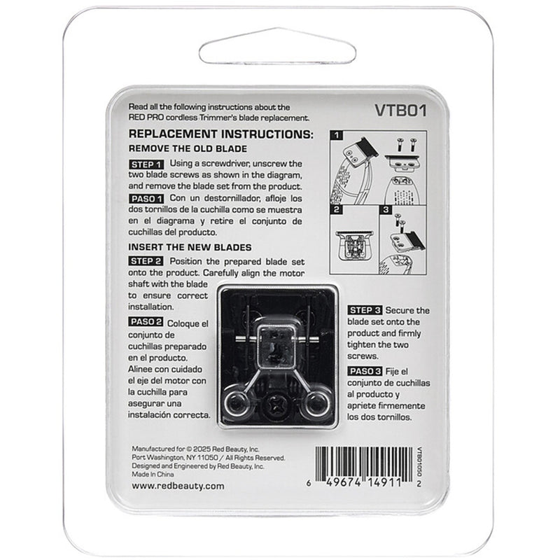 Red Pro Vector Motor X-King Trimmer Replacement Blade #VTB01