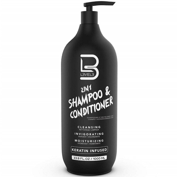 L3VEL3 2 IN 1 Shampoo & Conditioner 33.8 oz