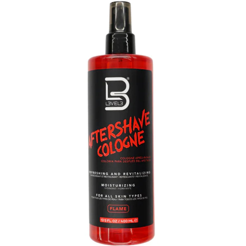 L3VEL3 After Shave Cologne Flame 13.5 oz - 12 Pack (Bulk)