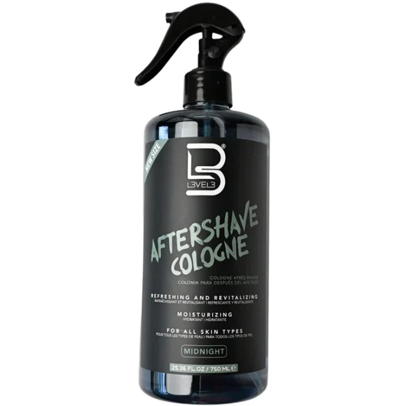L3VEL3 After Shave Spray Cologne with Trigger Midnight 25.36 oz