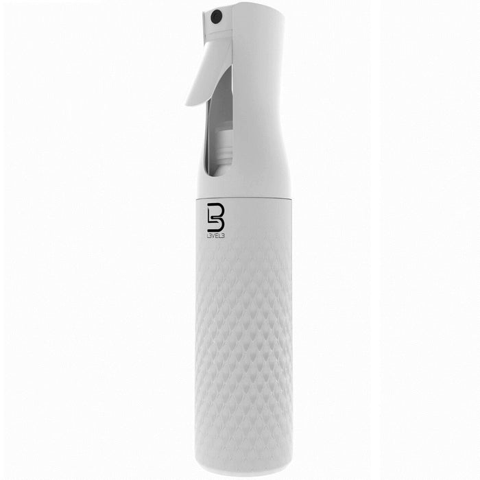 L3VEL3 Beveled Spray Bottle White 10.14 oz