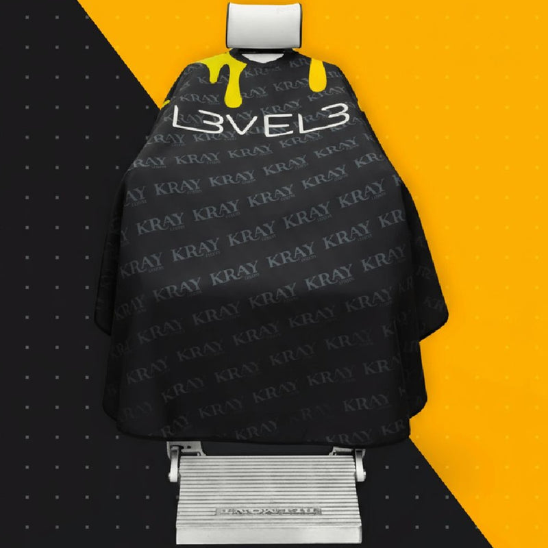 L3VEL3 Professional Rubber Neck Cutting Cape [5 Color Options]