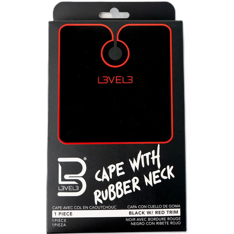 L3VEL3 Professional Rubber Neck Cutting Cape [5 Color Options]