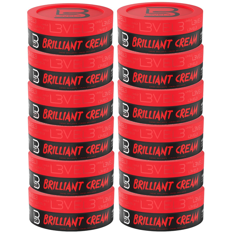 L3VEL3 Brilliant Cream 5.07 oz - 12 Pack (Bulk)