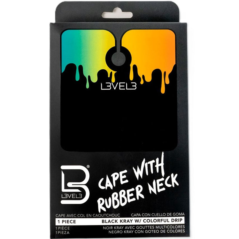 L3VEL3 Professional Rubber Neck Cutting Cape [5 Color Options]