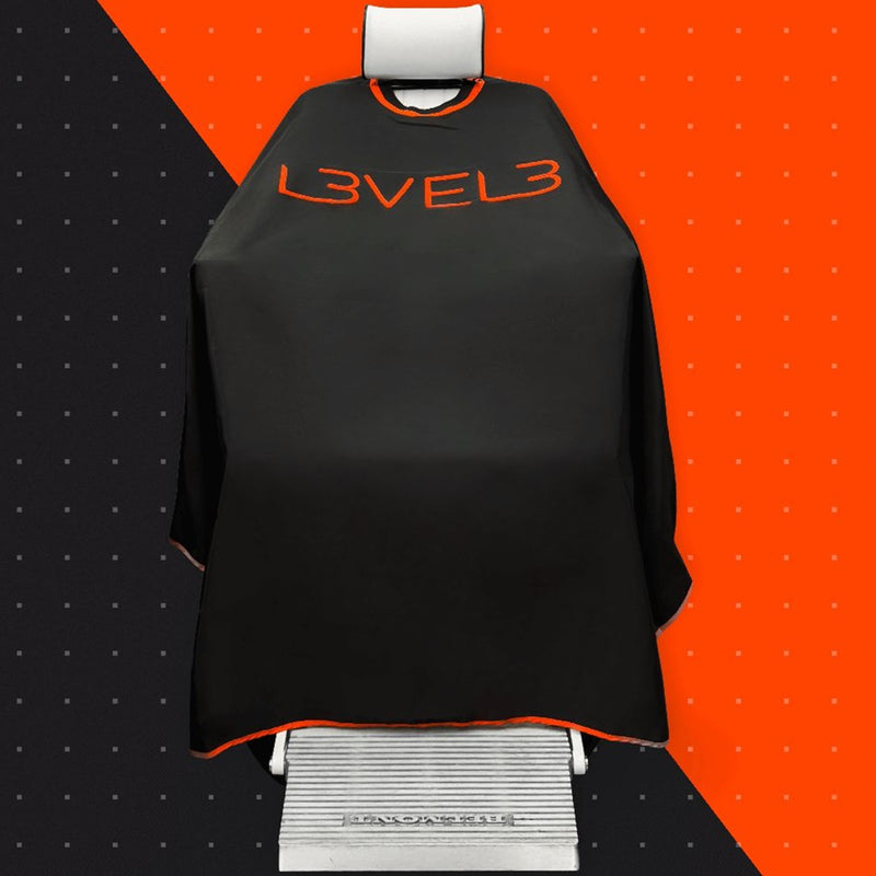 L3VEL3 Professional Rubber Neck Cutting Cape [5 Color Options]