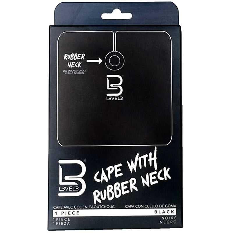 L3VEL3 Professional Rubber Neck Cutting Cape [5 Color Options]
