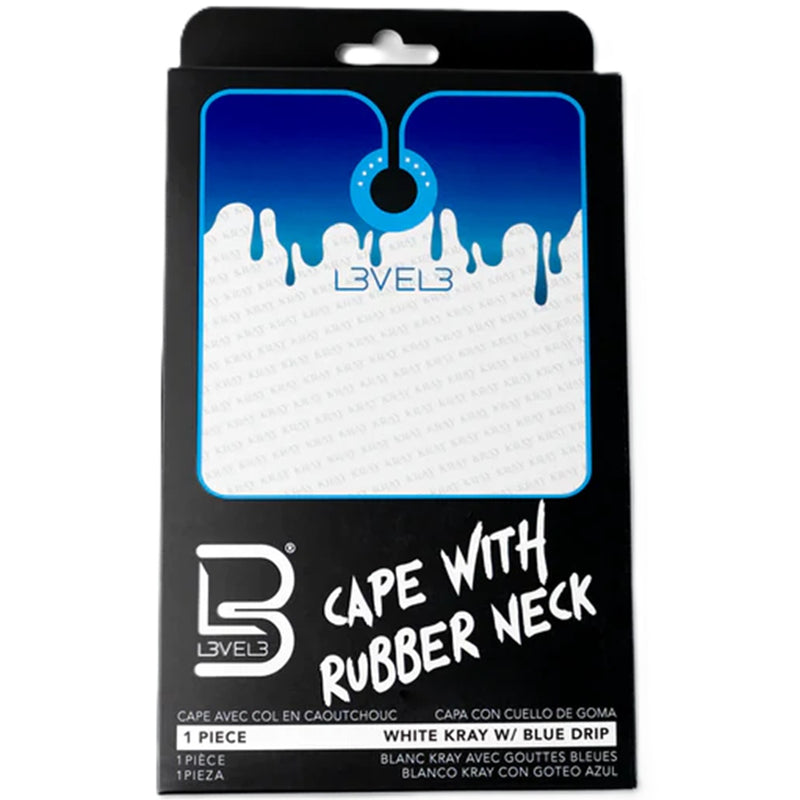 L3VEL3 Professional Rubber Neck Cutting Cape [5 Color Options]