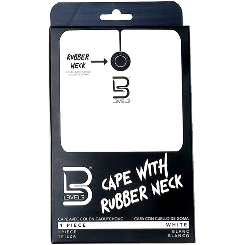L3VEL3 Professional Rubber Neck Cutting Cape [5 Color Options]