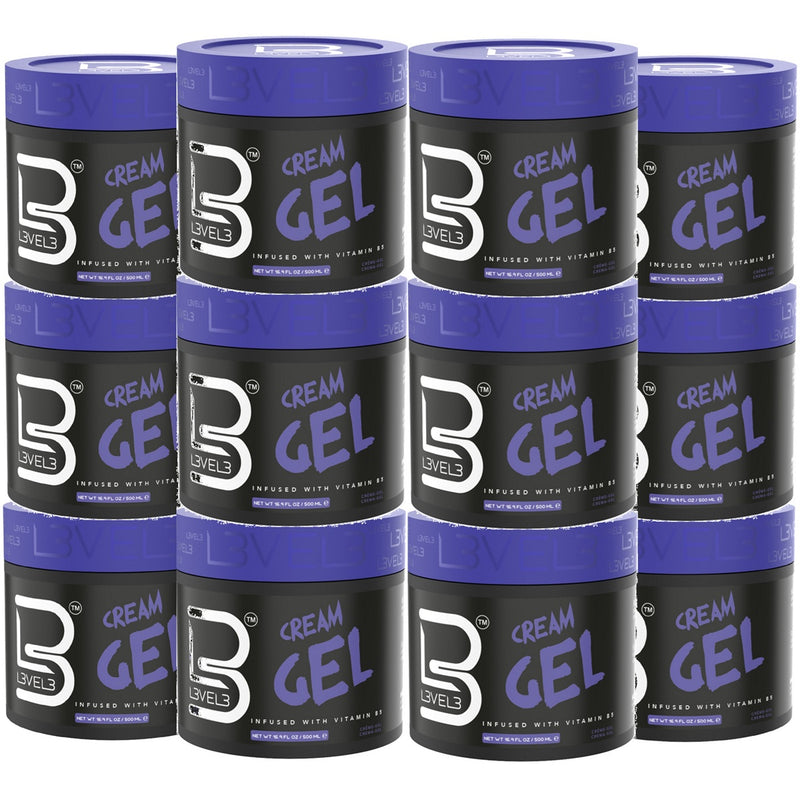 L3VEL3 Cream Gel 16.9 oz - 12 Pack (Bulk)