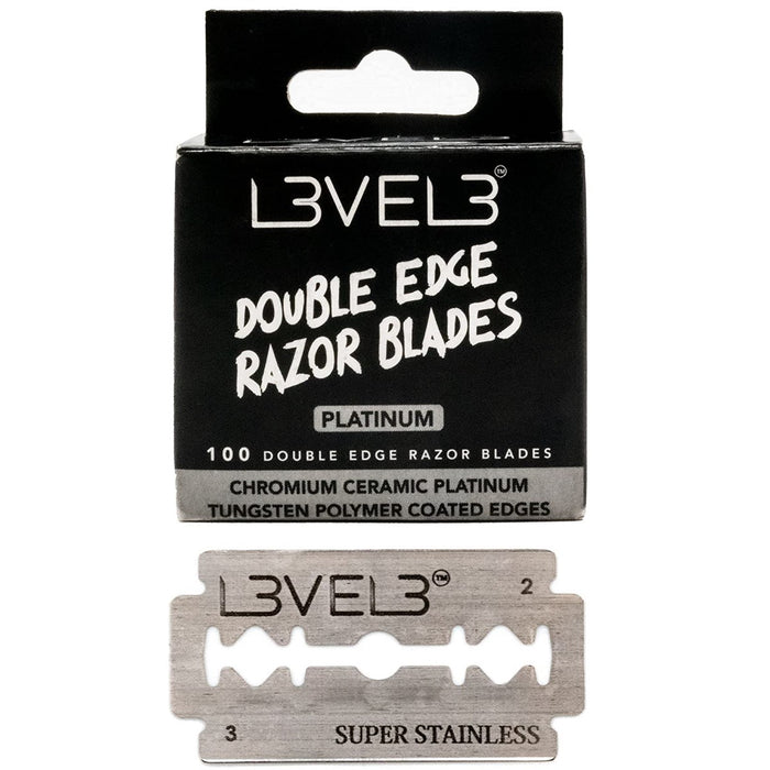 L3VEL3 Double Edge Razor 100 Blades