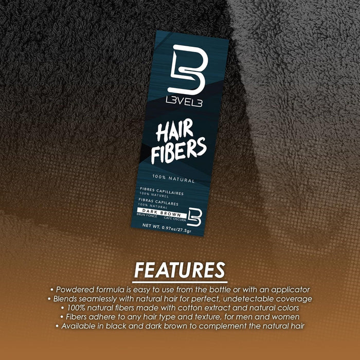 L3VEL3 Hair Fibers 0.97 oz [2 Color Options]