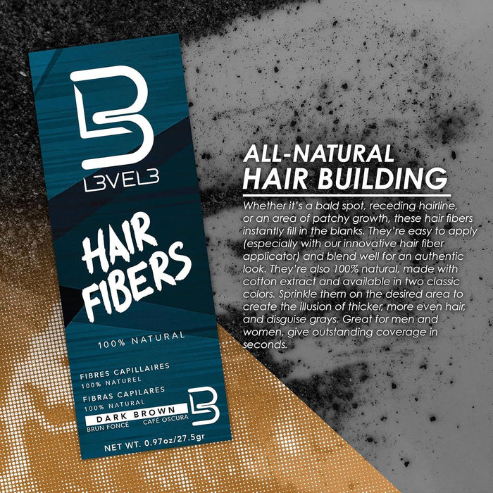 L3VEL3 Hair Fibers 0.97 oz [2 Color Options]