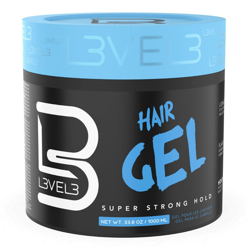L3VEL3 Hair Styling Gel 33.8 oz - 12 Pack (Bulk)
