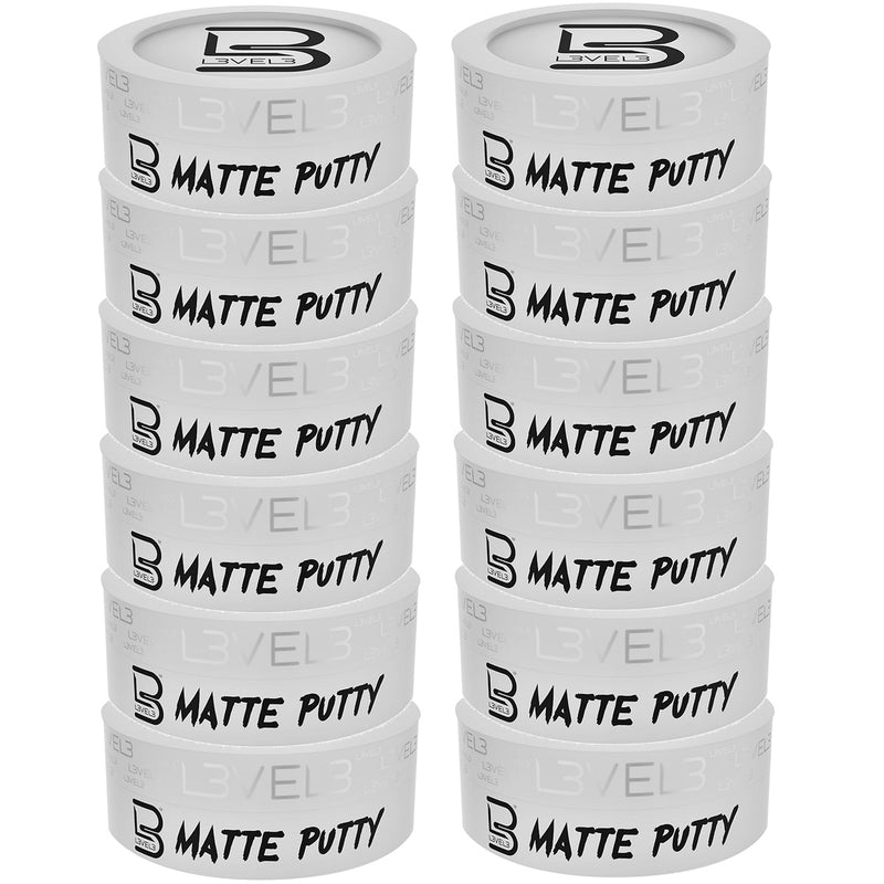 L3VEL3 Matte Putty Matte Finish 5.07 oz - 12 Pack (Bulk)