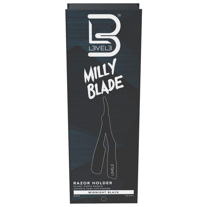 L3VEL3 Milly Clutch Razor Midnight Black