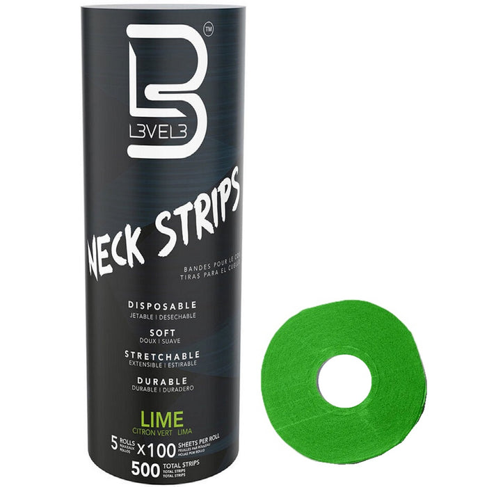 L3VEL3 Neck Paper 500 Strips [6 Color Options]