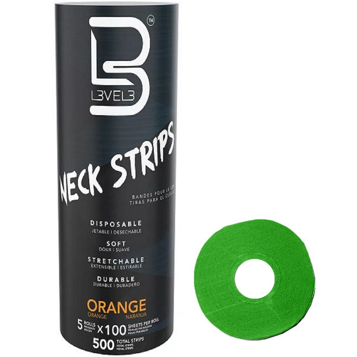 L3VEL3 Neck Paper 500 Strips [6 Color Options]