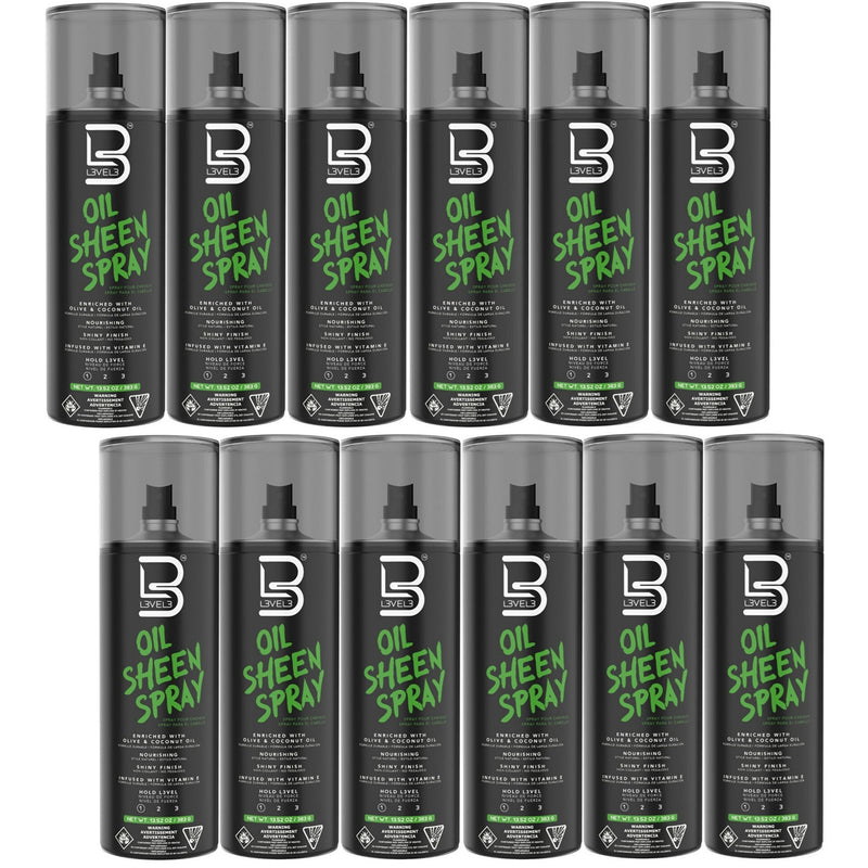 L3VEL3 Oil Sheen Spray 12.95 oz - 12 Pack (Bulk)