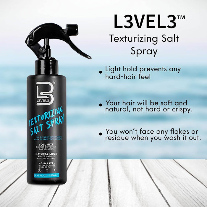 L3VEL3 Texturizing Salt Spray 8.45 oz