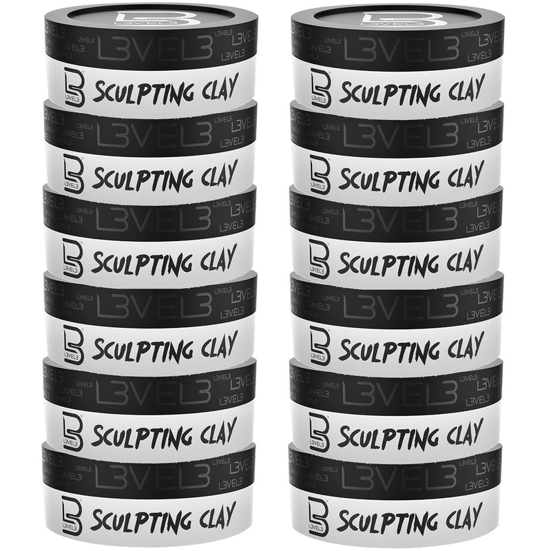 L3VEL3 Sculpting Clay 5.07 oz - 12 Pack (Bulk)