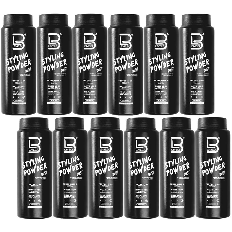 L3VEL3 Styling Powder 60g - 12 Pack (Bulk)