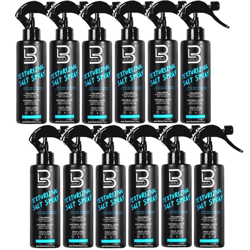 L3VEL3 Texturizing Salt Spray 8.45 oz - 12 Pack (Bulk)