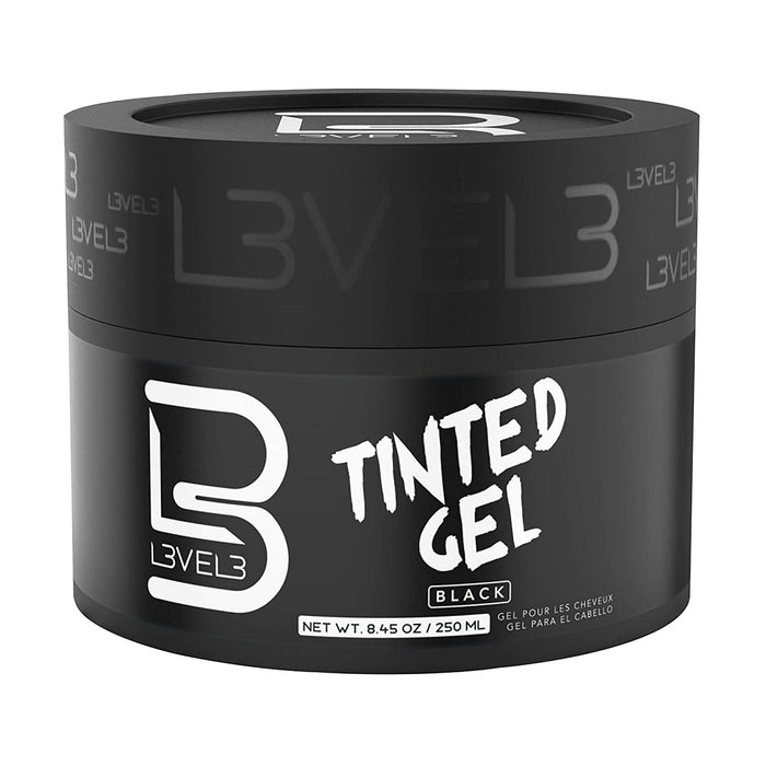 L3VEL3 Tinted Hair Gel Black 8.45 oz