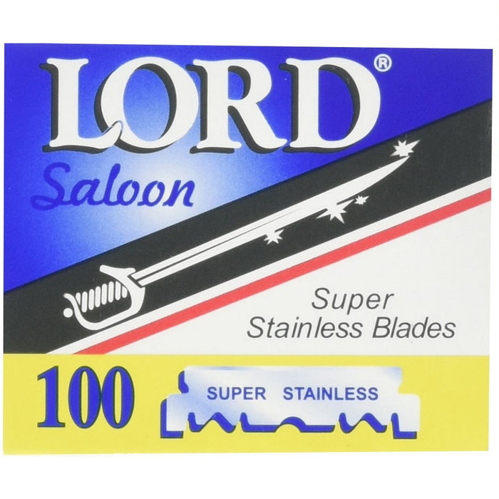 Lord Saloon Single Edge Super Stainless 100 Blades