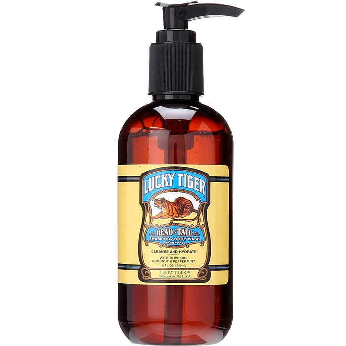 Lucky Tiger Head to Tail Shampoo & Body Wash 8 oz