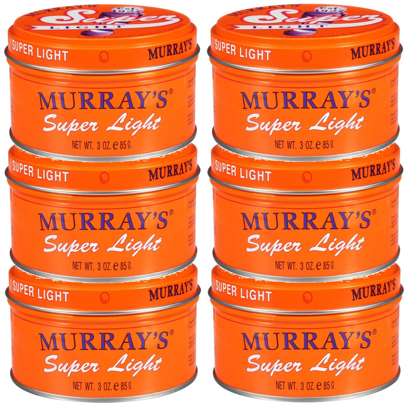 Murray's Super Light Pomade 3 oz - 6 Pack (Bulk)