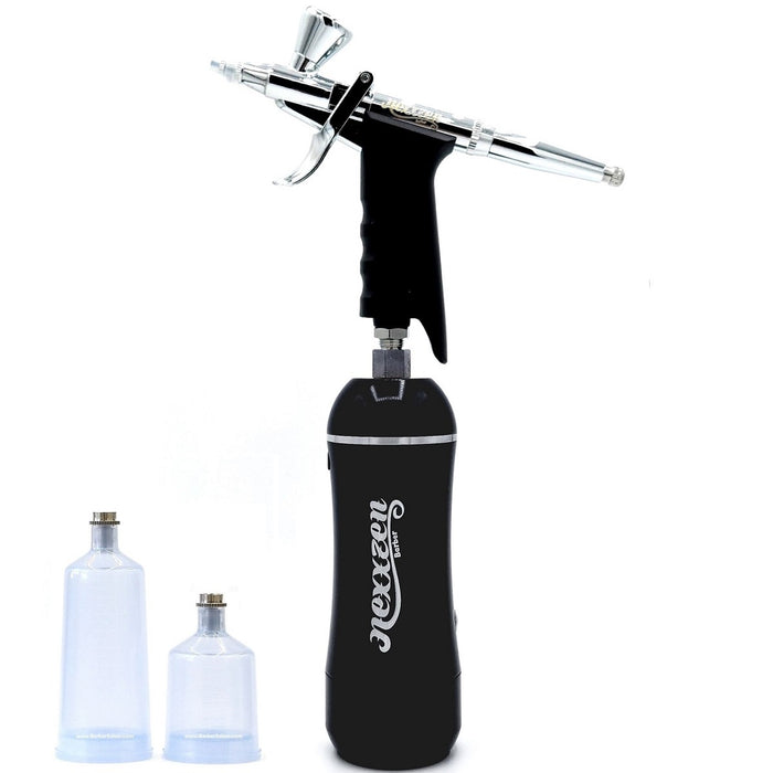 Nexxzen Cordless 2-Speed Airbrush Kit Black