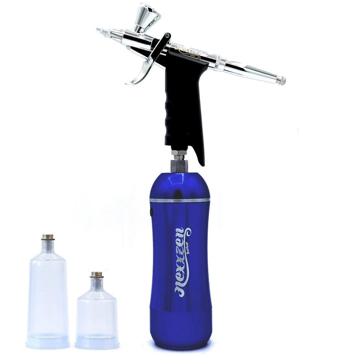 Nexxzen Cordless 2-Speed Airbrush Kit Blue