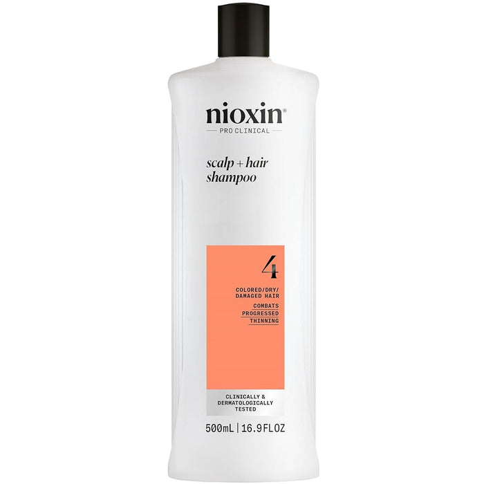 Nioxin Scalp + Hair Shampoo System No.4 Colored Hair Progressed Thinning 33.8 oz